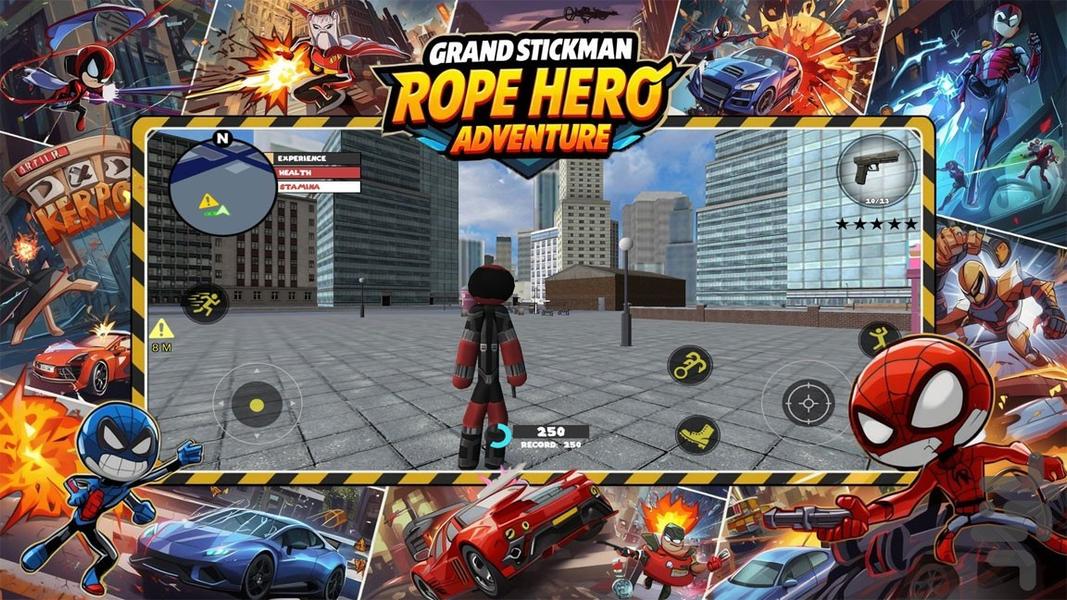 بازی مرد عنکبوتی - Gameplay image of android game