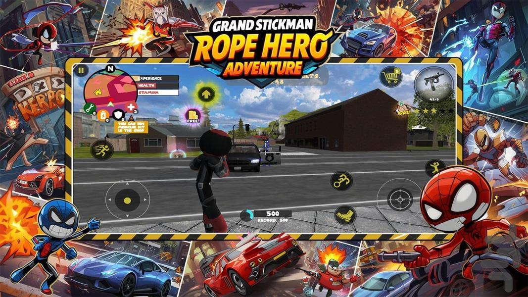 بازی مرد عنکبوتی - Gameplay image of android game