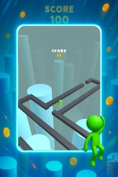 بازی امتیازی ادمک - Gameplay image of android game
