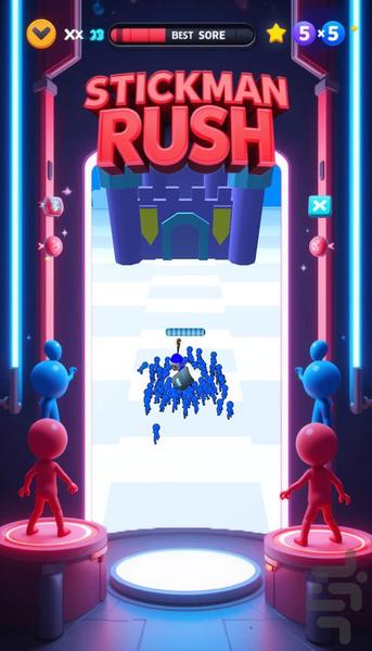 بازی نبرد ادمک ها - Gameplay image of android game