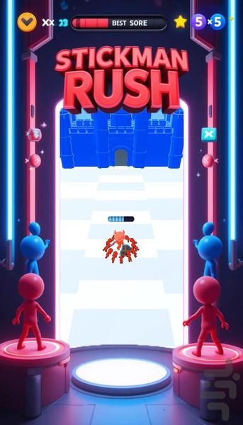 بازی نبرد ادمک ها - Gameplay image of android game