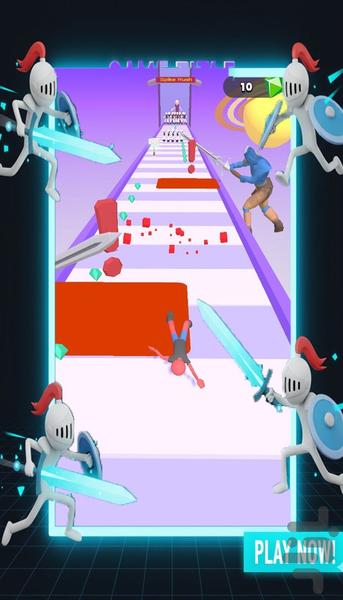 بازی امتیازی ادمک - Gameplay image of android game
