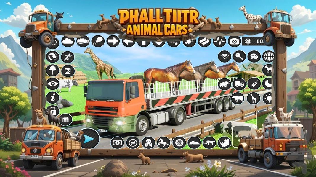 ماشین بازی حمل حیوانات - Gameplay image of android game