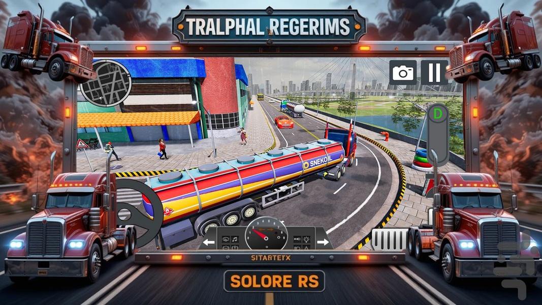 بازی کامیون امریکایی - عکس بازی موبایلی اندروید