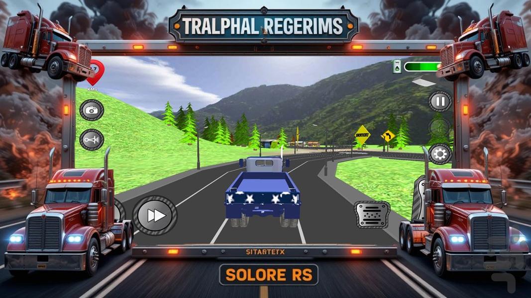 بازی کامیون امریکایی - عکس بازی موبایلی اندروید