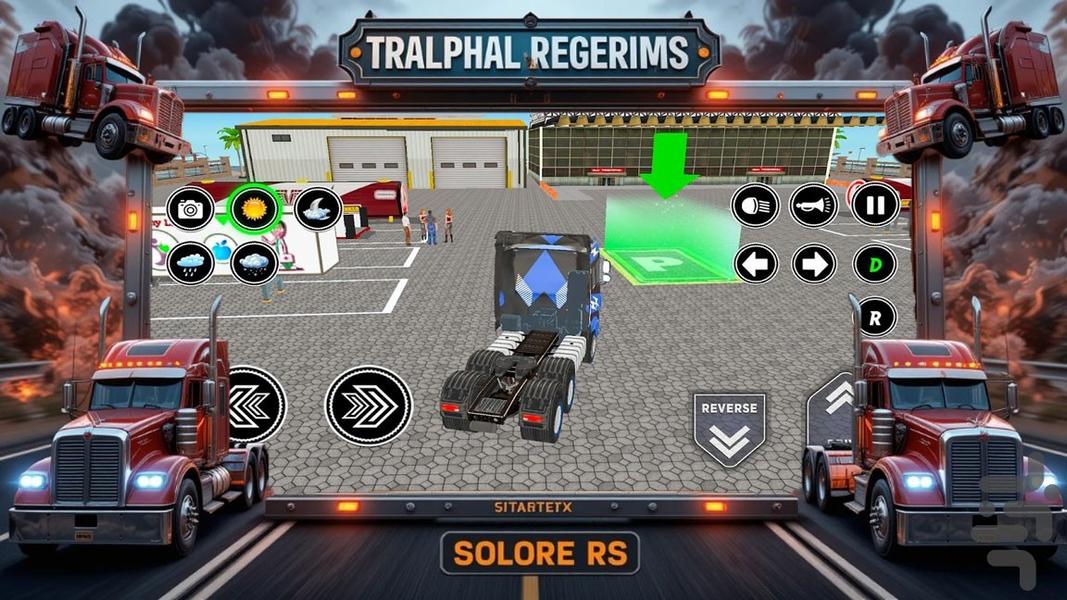 بازی کامیون امریکایی - عکس بازی موبایلی اندروید