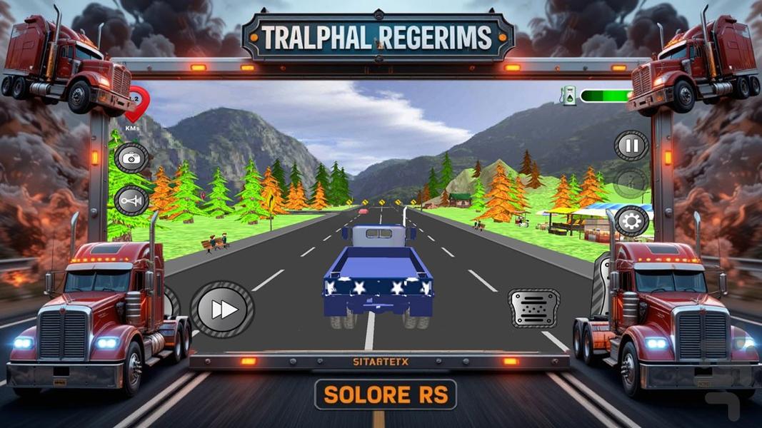 بازی کامیون امریکایی - عکس بازی موبایلی اندروید