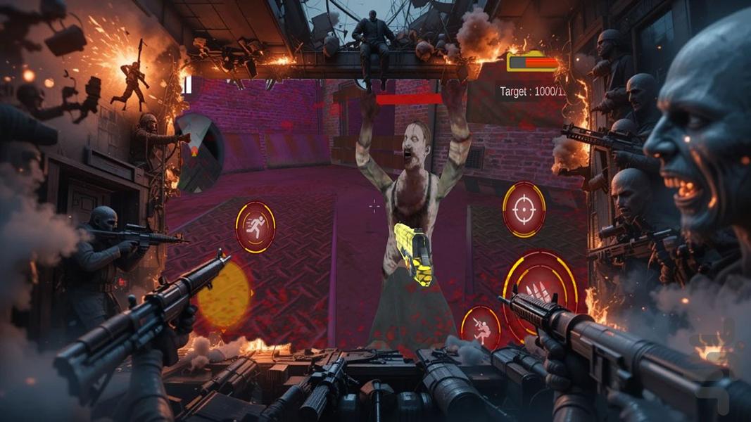 بازی تفنگ بازی ترسناک - Gameplay image of android game