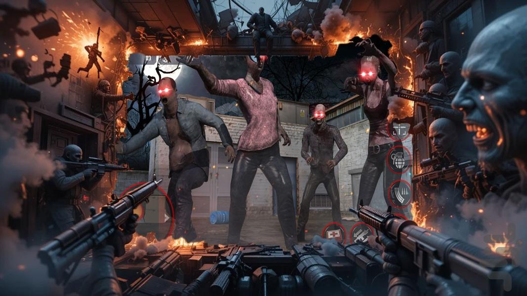 بازی تفنگ بازی ترسناک - Gameplay image of android game