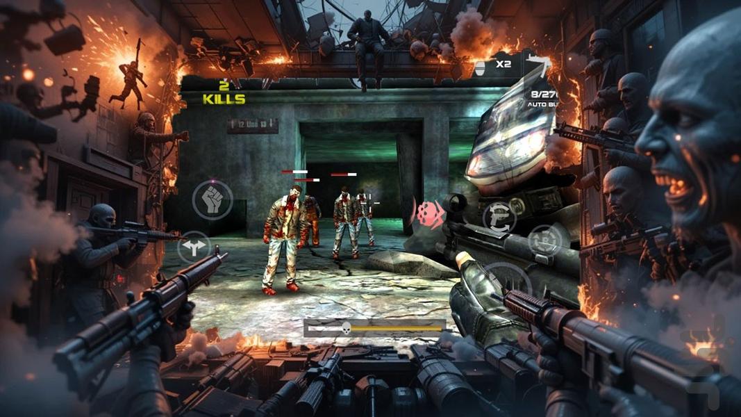 بازی تفنگ بازی ترسناک - Gameplay image of android game