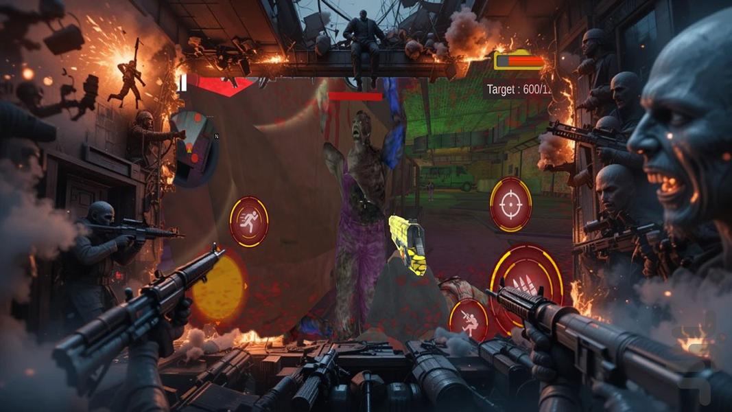 بازی تفنگ بازی ترسناک - Gameplay image of android game