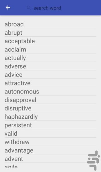 TOEFL 450 - Image screenshot of android app