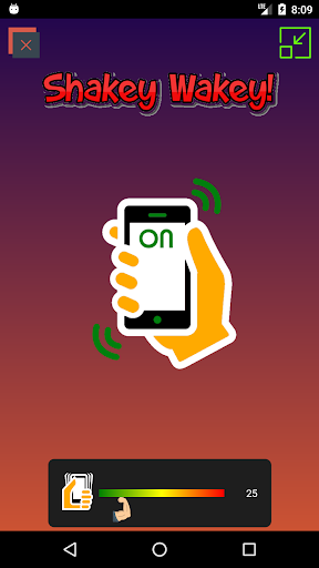 Shakey Wakey: Shake Screen on - Image screenshot of android app