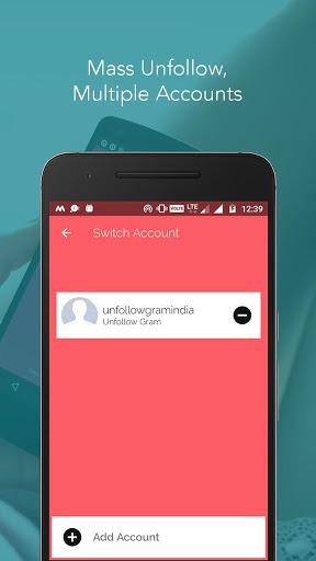 Unfollow Gram - Fans & Unfollowers for Instagram - Image screenshot of android app