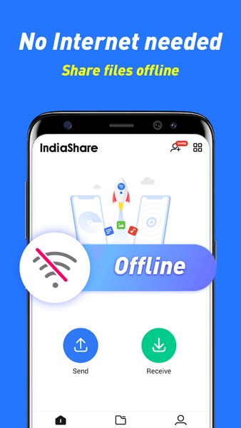 India Share: File Transfer - Image screenshot of android app