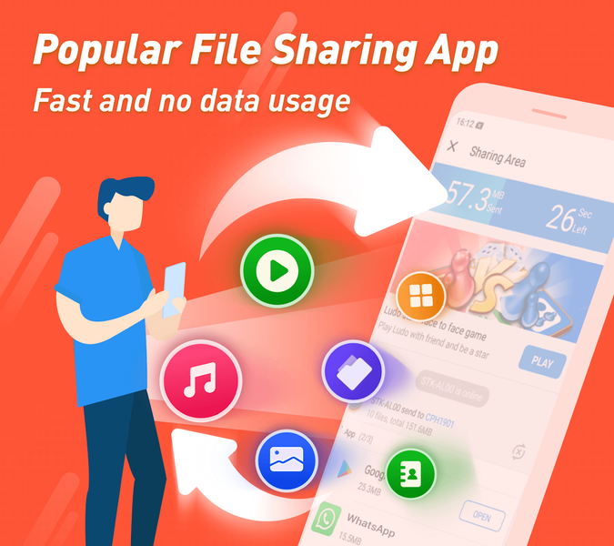 ShareKaro Mini: File Share App - عکس برنامه موبایلی اندروید