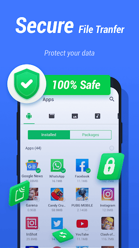 InShare – به اشتراک گذاشتن فایل - عکس برنامه موبایلی اندروید