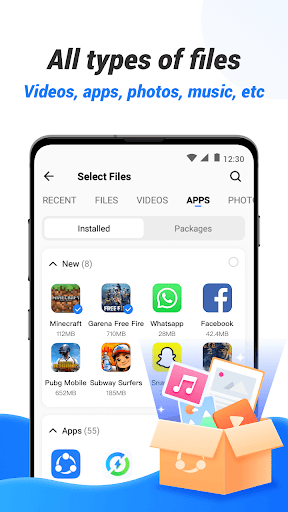 SHAREit Lite - Fast File Share - Image screenshot of android app