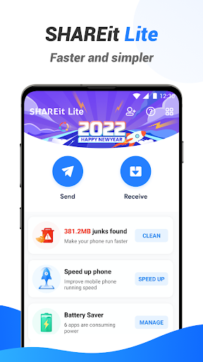 SHAREit Lite - Fast File Share - Image screenshot of android app