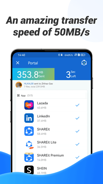 SHAREit Premium: Pure Share - عکس برنامه موبایلی اندروید