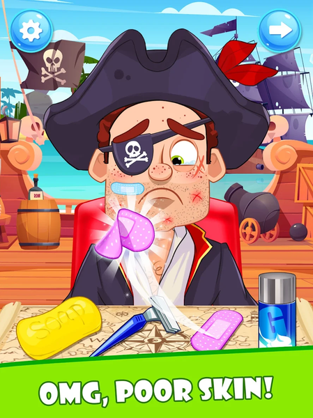 Makeover Games Shave Salon - Gameplay image of android game