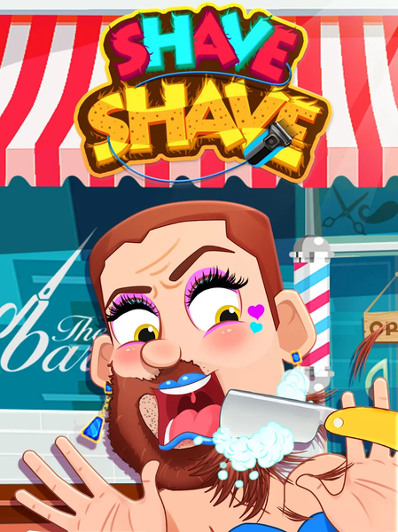 Makeover Games Shave Salon - Gameplay image of android game