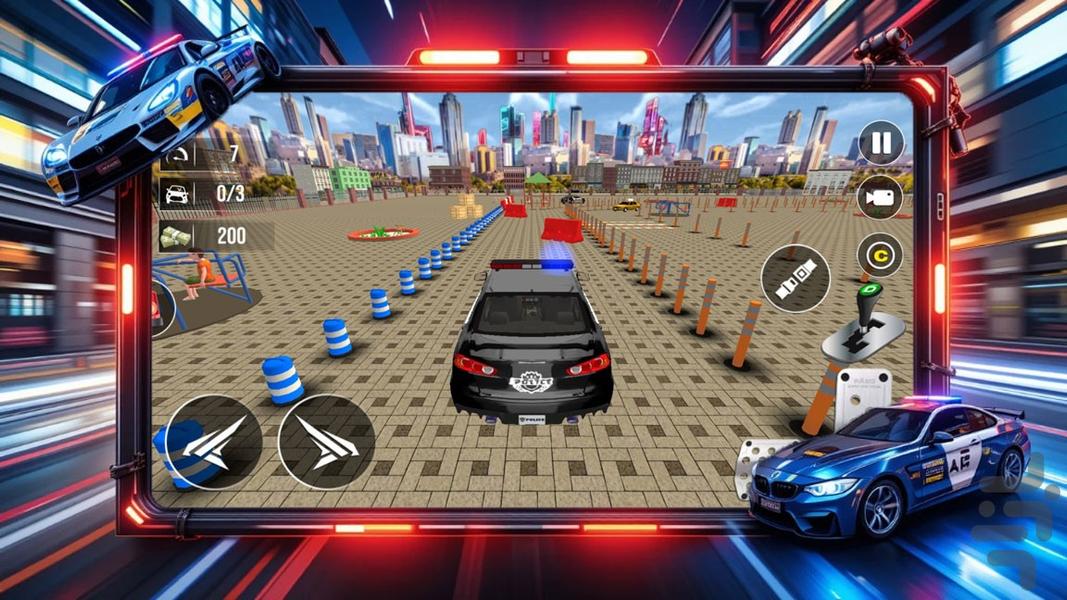 بازی ماشین پلیس - عکس بازی موبایلی اندروید