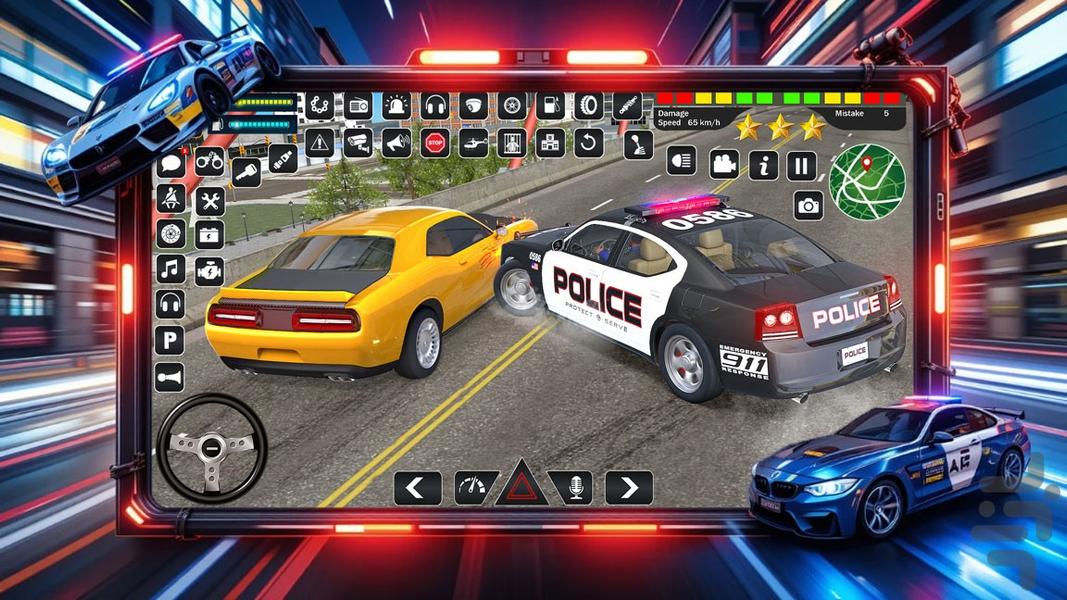 بازی ماشین پلیس - عکس بازی موبایلی اندروید