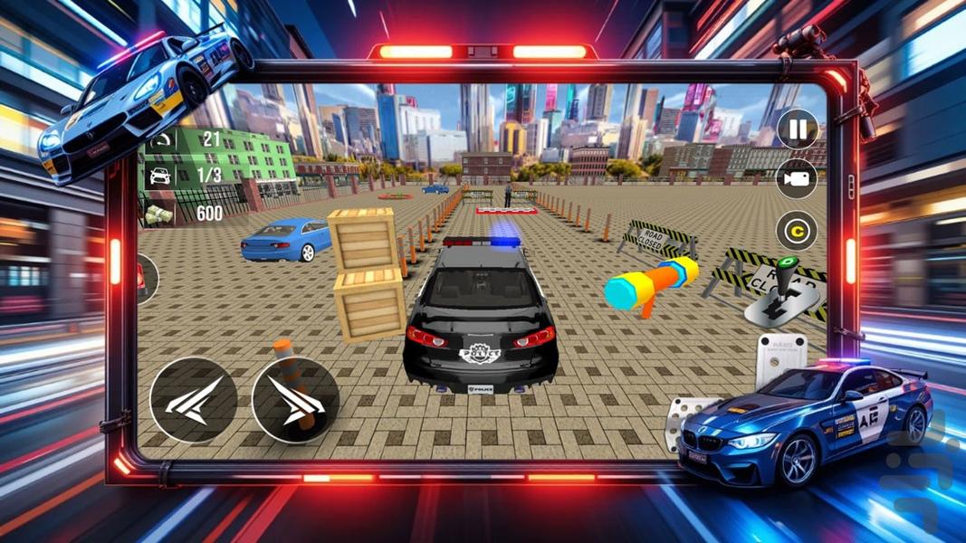 بازی ماشین پلیس - عکس بازی موبایلی اندروید