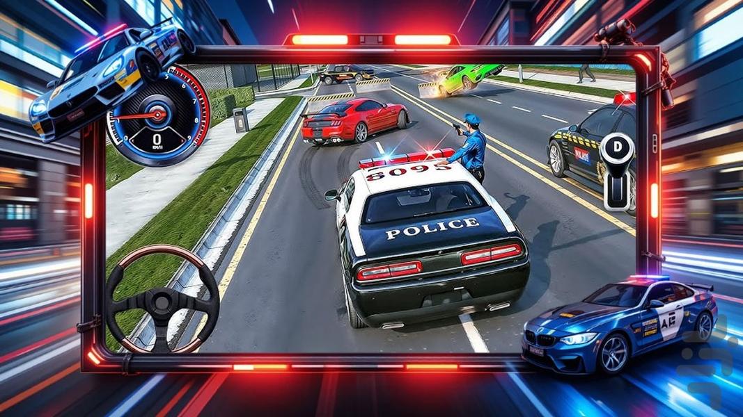 بازی ماشین پلیس - عکس بازی موبایلی اندروید