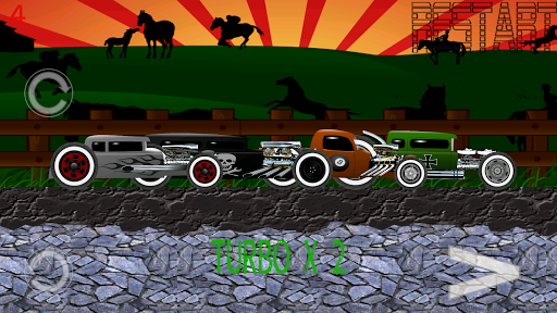 Ratrod Turbo Racing - Gameplay image of android game