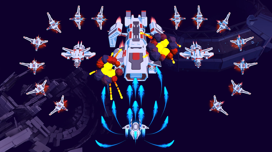 Galaxy Craft: Space Shooter 3D - Gameplay image of android game