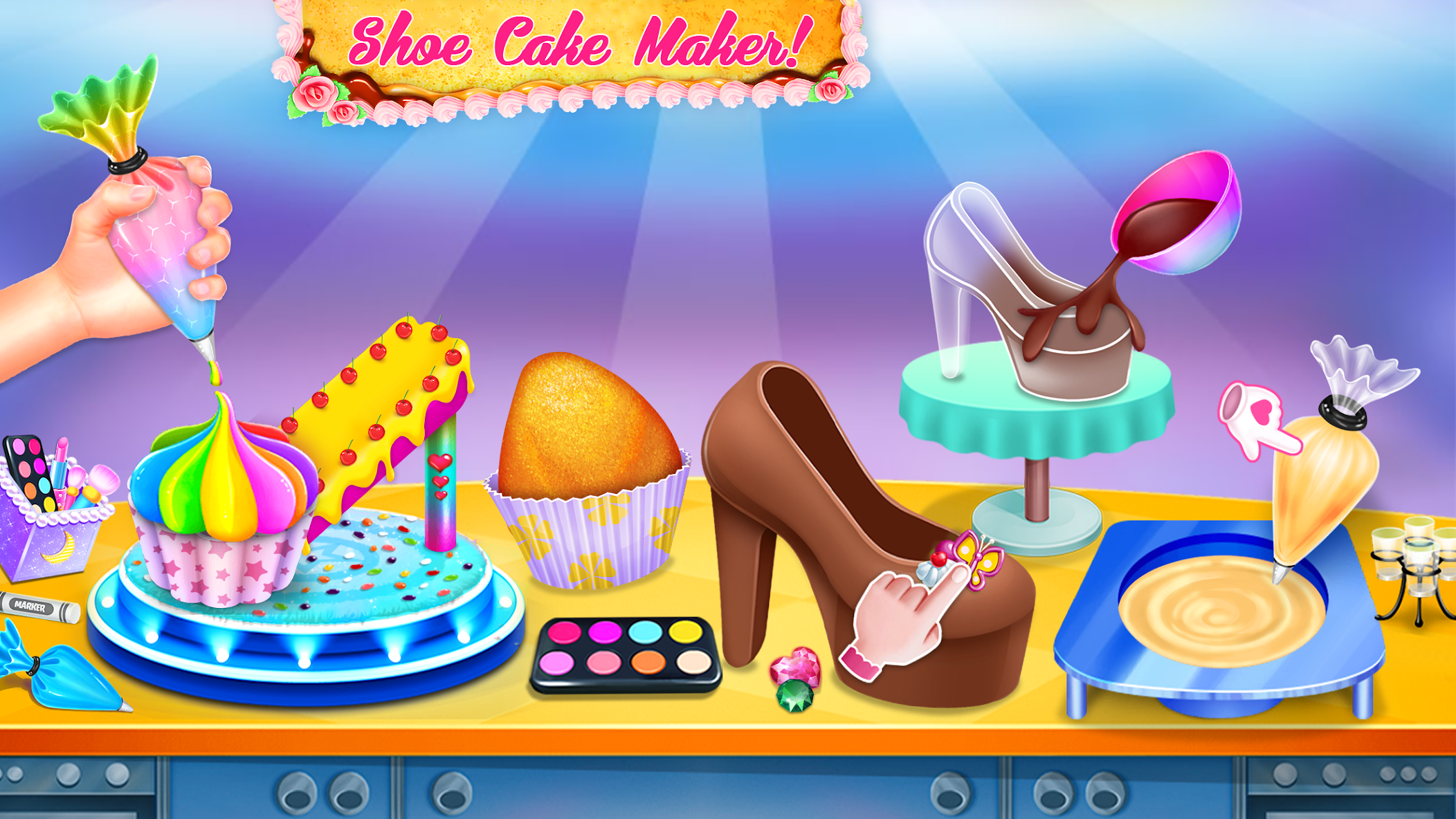 برنامه Cake Maker Cooking Cake Games - دانلود