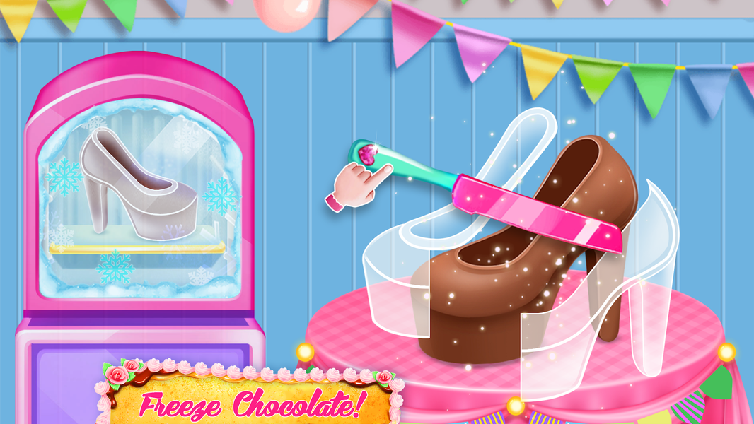 Shoe Cake Maker - Cooking game - Gameplay image of android game