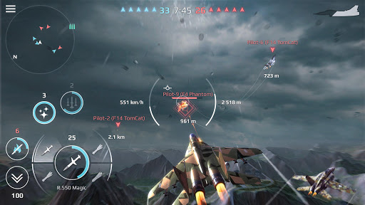 Sky Combat: war planes online simulator PVP - عکس بازی موبایلی اندروید