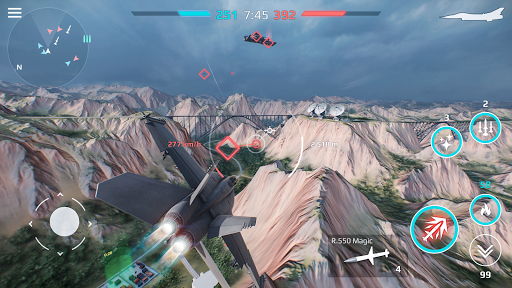 Sky Combat: War Planes Online - Gameplay image of android game
