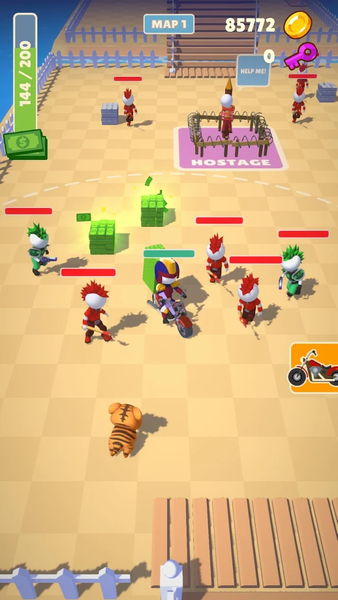 Gangster World: Raid the Land - Gameplay image of android game