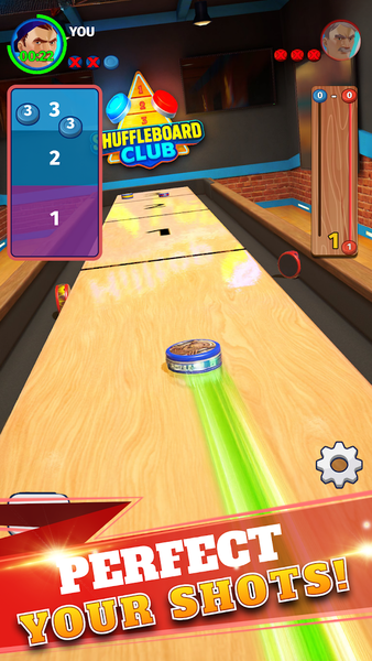 Shuffleboard Club: PvP Arena - Gameplay image of android game