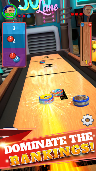 Shuffleboard Club: PvP Arena - Gameplay image of android game