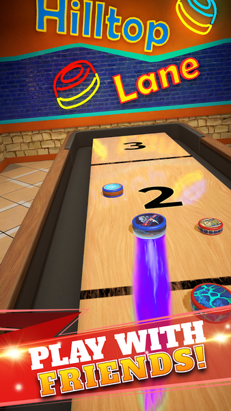 Shuffleboard Club: PvP Arena - Gameplay image of android game