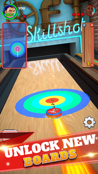 Shuffleboard Club: PvP Arena - Gameplay image of android game