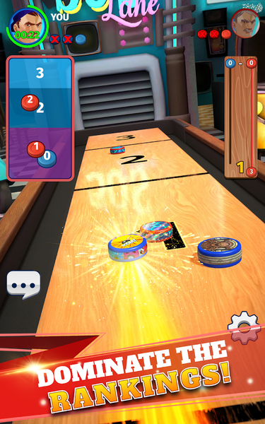 Shuffleboard Club: PvP Arena - Gameplay image of android game