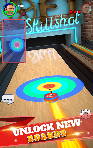 Shuffleboard Club: PvP Arena - Gameplay image of android game