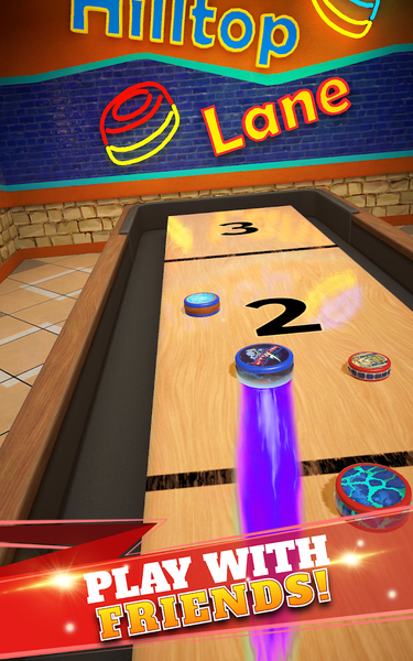 Shuffleboard Club: PvP Arena - Gameplay image of android game