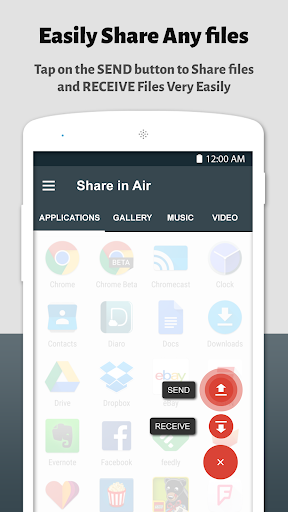 share in air : File Transfer - عکس برنامه موبایلی اندروید