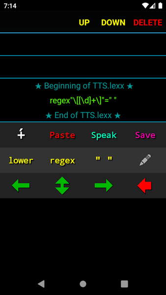 TTSLexx - Image screenshot of android app