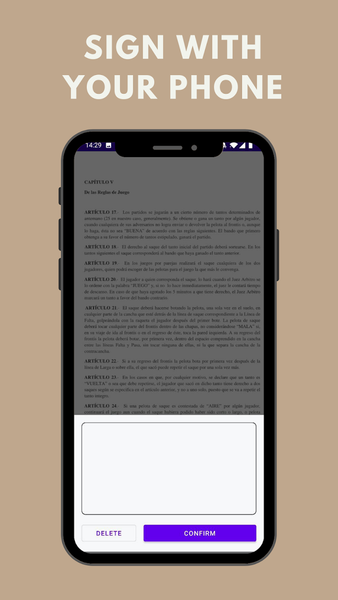 Sign PDF documents easy & fast - Image screenshot of android app