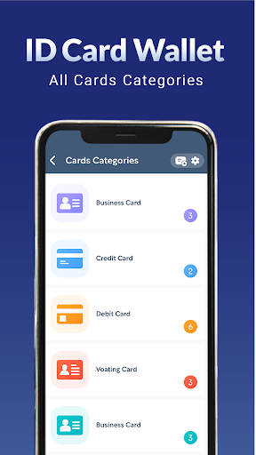 ID Card Wallet - Card Holder - عکس برنامه موبایلی اندروید