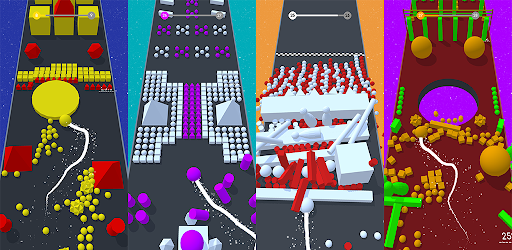 Ball Bump ۳D Color Block Push - عکس بازی موبایلی اندروید