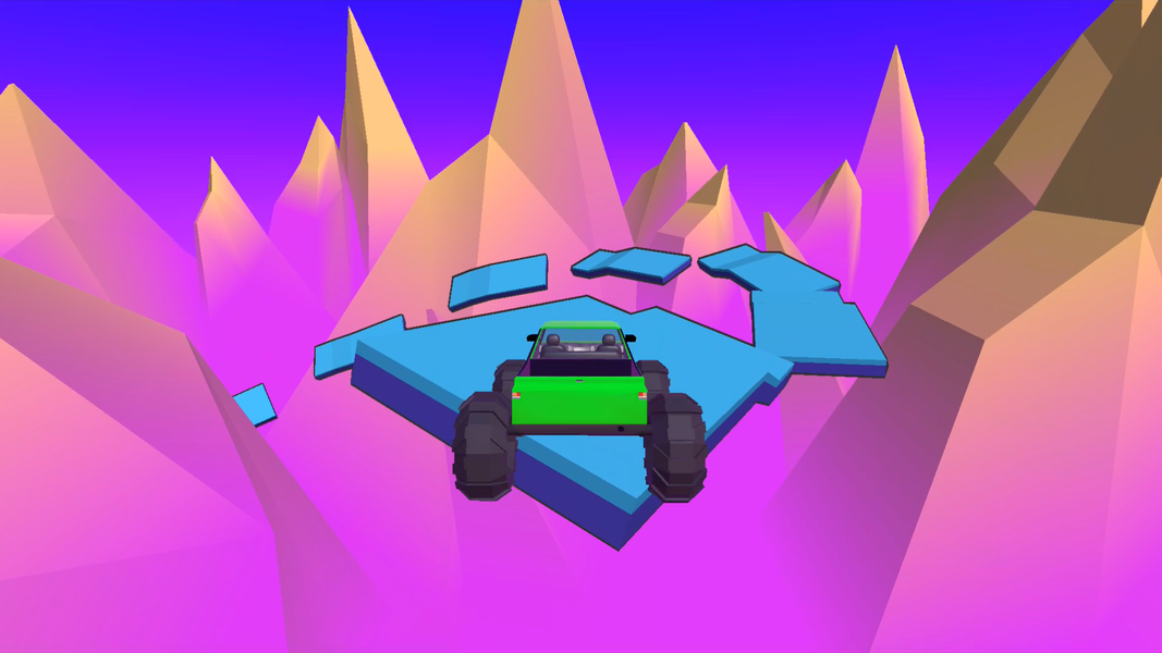 Stunt Wheels - Mountain Truck - Gameplay image of android game